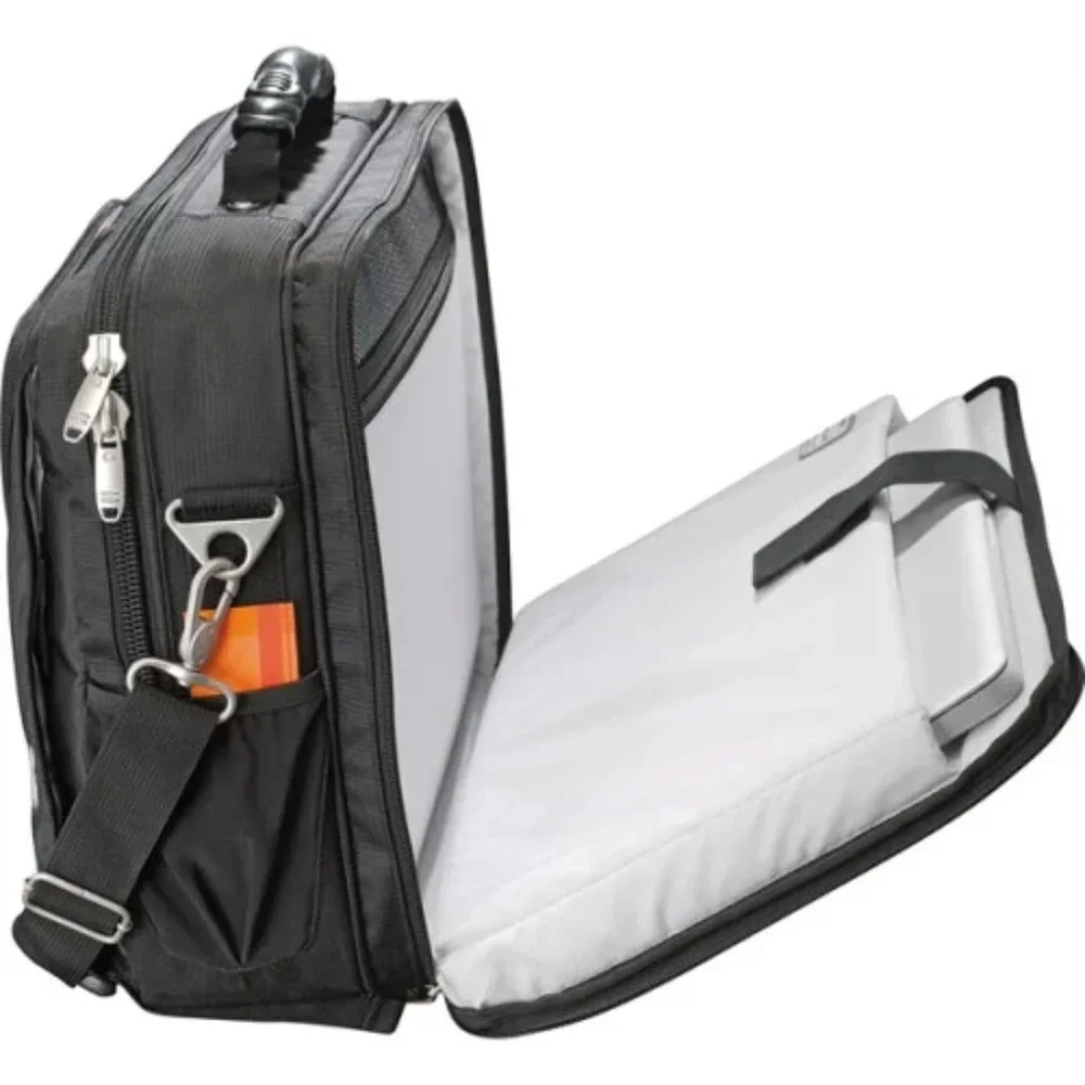 Men's Black Computer Messenger Bag